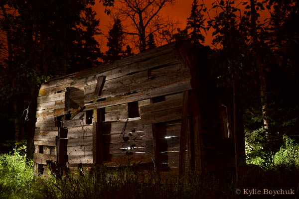 Night photography field trip - student image by Kylie Boychuk